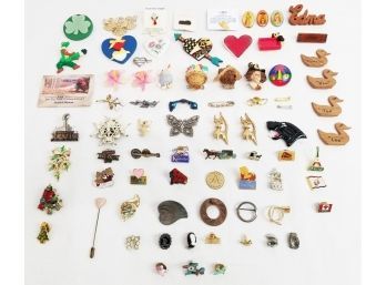 Eighty Vintage & Contemporary Pins