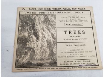 1880 Vere Foster's Drawing-Book - Tress In Pencil (Book J4) England