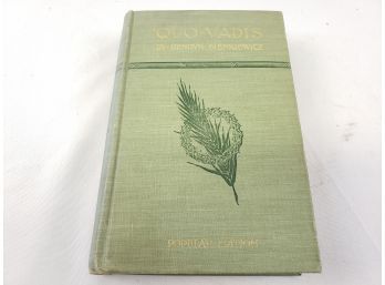 1897, Quo-Vadis By Henryk Sienkiewicz, Antique Book