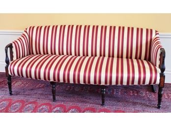 Antique Sheraton Sofa (as-is Rear Leg)
