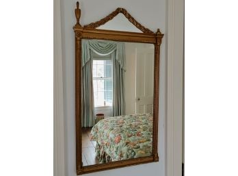 Carved Hall Mirror With Laurel Wreath (as-is)