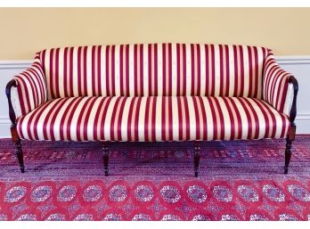 Graceful Antique Sheraton Style Sofa
