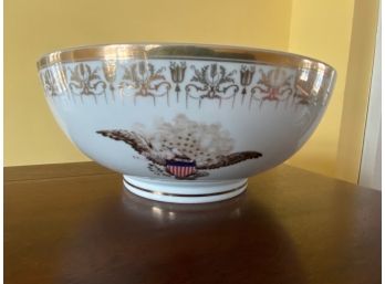 Andrea By Sadek Commemorative Decatur Punch Bowl