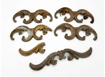 A Group Of Vintage Ormolu Architectural Salvage