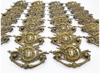 A Large Set Of Antique Bronze Handles