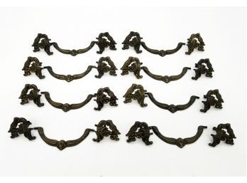 A Set Of Victorian Bronze Handles