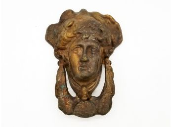 A 19th Century Bronze 'Faccia' Knocker