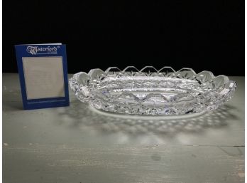 Rare WATERFORD CRYSTAL Vintage Celery Dish - Only Available To Visitors To Waterford Factory In Ireland