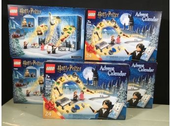 Lot Of Five (5) Harry Potter LEGO New Unopened Advent Calendars - Paid $39.99 Each - Over $200 With Tax