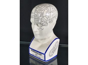 Interesting Porcelain PHRENOLOGY HEAD By L.N. FOWLER - Decorative Item - Nicely Made And Detailed