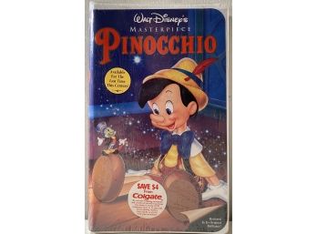 Disney VCR Pinocchio Black Diamond Movie
