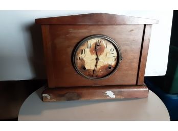 Mantle Clock Does Not Work Needs A Lot Of Repairs Parts Only