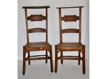Pair Of Antique Prie-Dieu Chairs