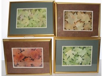 Leaf Motif Watercolors