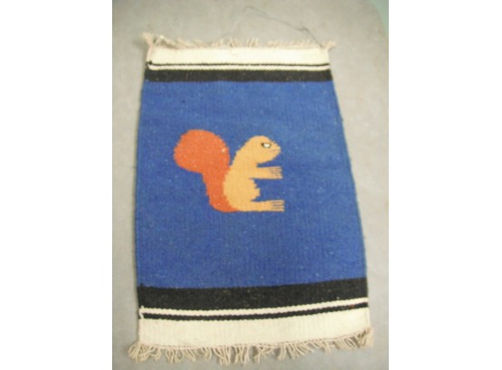 Squirrel Woven Wall Hanging