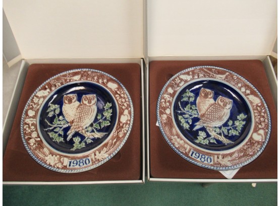 Two Goebel Bavarian Forest Plates - New Old Stock