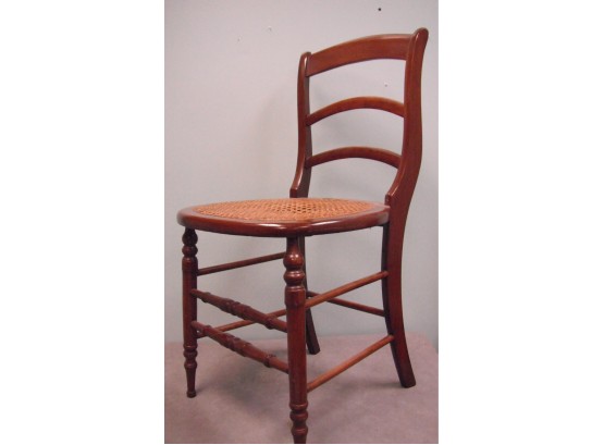 Nice Wood Chair With Cane Seat