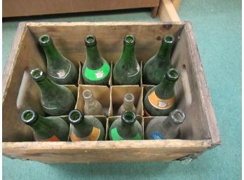 Vintage Canada Dry Crate With Bottles
