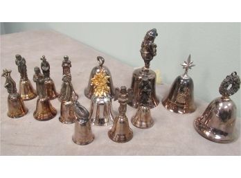 Mixed Lot Silverplate Bells - New Old Stock