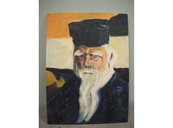Acrylic Painting Old Man