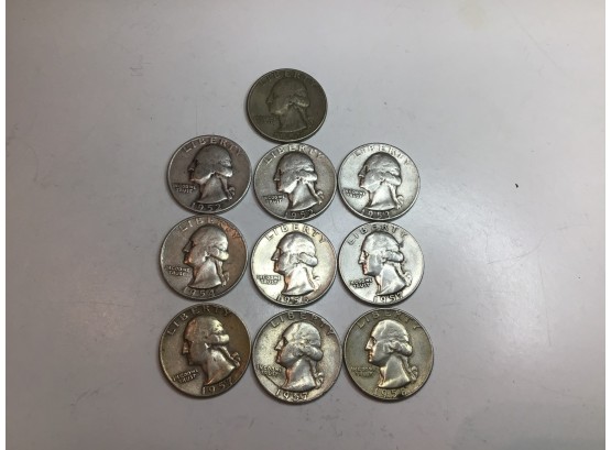 1950's Silver Quarters