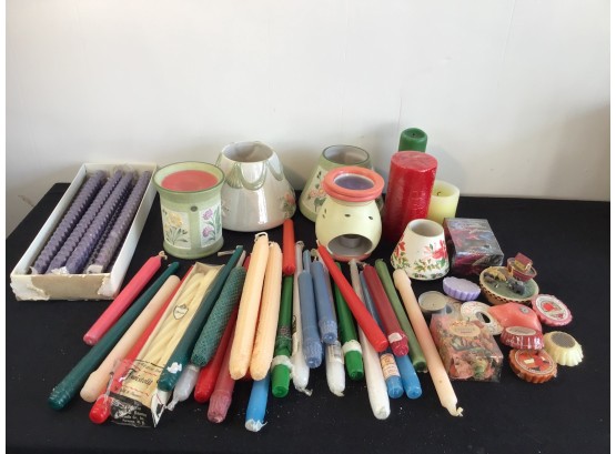 Large Lot Of Candles