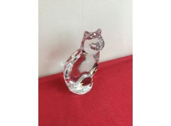 Signed Crystal Cat