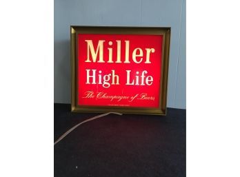 Vintage Miller High Life Light