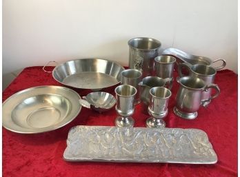 Pewter Stainless Mixed Lot