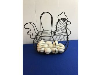 Metal Chicken And Eggs