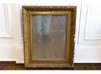 Vintage Wall Mirror With Intricate Gilt Frame