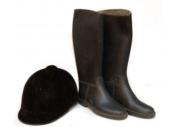 International Riding Helmet And Riding Boots
