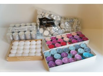 Large Collection Of Tea Lights And Votive Candles