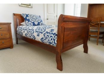 Ethan Allen Twin Sleigh Bed 2 Of 2
