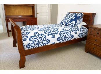 Ethan Allen Twin Sleigh Bed 1 Of 2