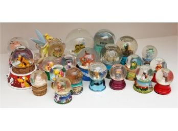 Collection Of Snow Globes