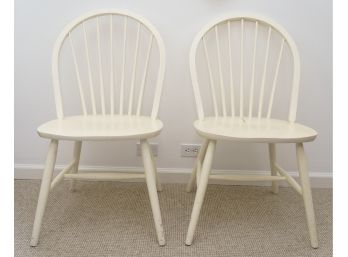 Pair Of Spindle Back Chairs