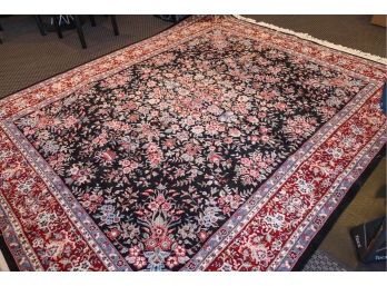Large Oriental Style Carpet With Floral Motif