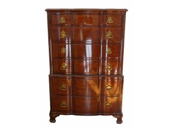 Vintage John Widdicomb Co. Solid Wood Tallboy Dresser