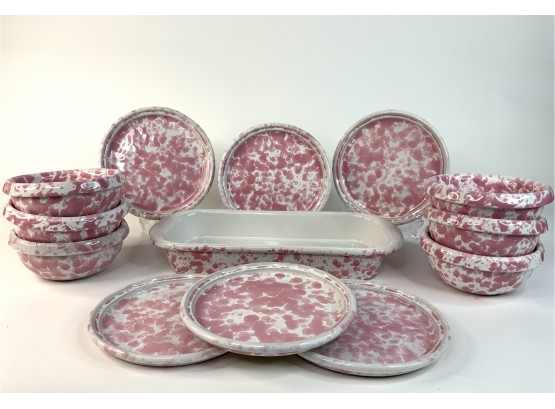 Bennington Pink Dishes