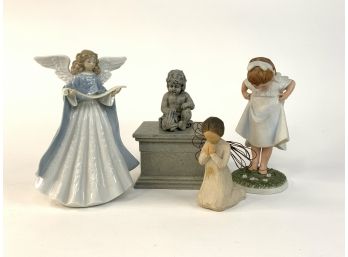 Angels Lladro And Willow Tree