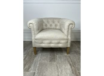 Restoration Hardware Tufted Club Chair (2 Of 2)