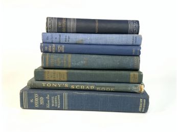 Blue Antique Books