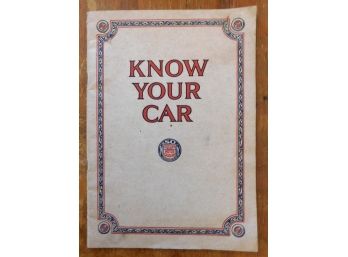 Vintage SOCONY Booklet 'KNOW YOR CAR'