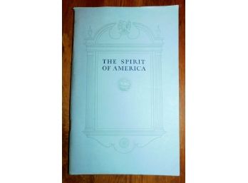 BOOK 'THE SPIRIT OF AMERICA'