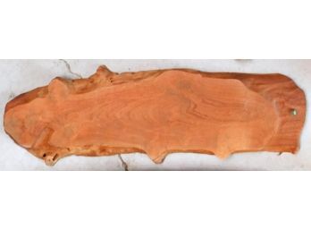 MESQUITE SLAB, (Has A Piece Of Turquise Embeded)