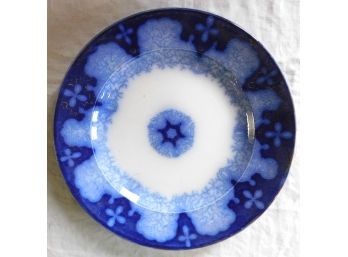 Stunning Antique  Flow Blue Plate Marked GERMANY