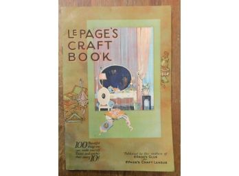 Neat 1924 'Le Pages Glue' Craft Idea Booklet