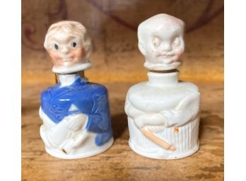 Porcelain 'CARTER'S INK ' Figural Bottles