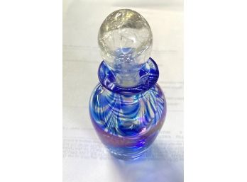 Lovely Art Glass Perfume Bottle
